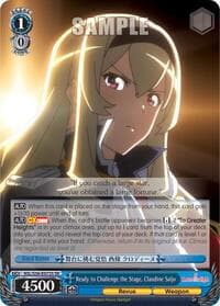 Ready to Challenge the Stage, Claudine Saijo (SR) - Revue Starlight - Weiss Schwarz card