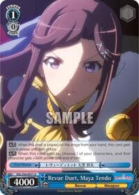 Revue Duet, Maya Tendo - Revue Starlight - Weiss Schwarz card