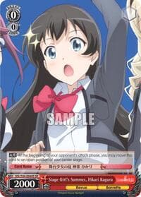 Stage Girl's Summer, Hikari Kagura (SR) - Revue Starlight - Weiss Schwarz card