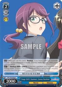 Stage Girl's Summer, Junna Hoshimi - Revue Starlight - Weiss Schwarz card
