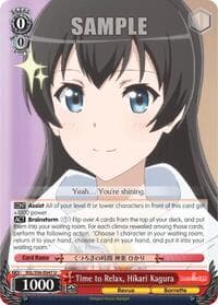Time to Relax, Hikari Kagura - Revue Starlight - Weiss Schwarz card