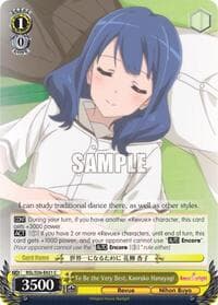 To Be the Very Best, Kaoruko Hanayagi - Revue Starlight - Weiss Schwarz card