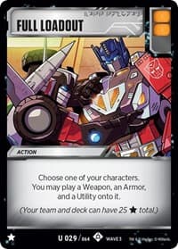 Full Loadout - War for Cybertron: Siege I - Transformers TCG card
