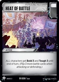Heat of Battle - War for Cybertron: Siege I - Transformers TCG card
