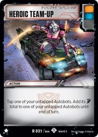 Heroic Team-Up - War for Cybertron: Siege I - Transformers TCG card