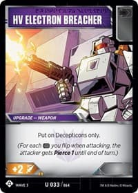 HV Electron Breacher - War for Cybertron: Siege I - Transformers TCG card