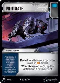 Infiltrate - War for Cybertron: Siege I - Transformers TCG card