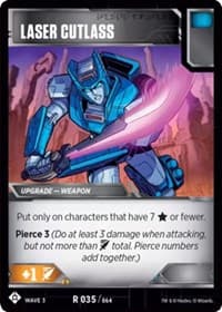 Laser Cutlass - War for Cybertron: Siege I - Transformers TCG card