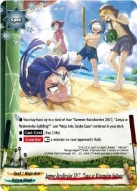 Summer Recollection 2017, "Zanya or Watermelon Splitting!" - Promo Cards - Future Card BuddyFight card