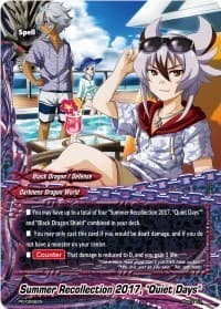 Summer Recollection 2017, "Quiet Days" - Promo Cards - Future Card BuddyFight card