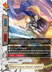 Famed Veteran General, Adalbart - Promo Cards - Future Card BuddyFight card