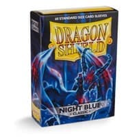 Dragon Shield Classic Standard Sleeves - Night Blue Xao (60-Pack) - Dragon Shield Card Sleeves - Card Sleeves card