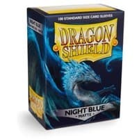 Dragon Shield Matte Sleeves - Night Blue Botan (100-Pack) - Dragon Shield Card Sleeves - Card Sleeves card