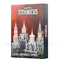Warhammer: 40K - Adeptus Titanicus - Civitas Imperialis Spires - Warhammer Plastic Box Sets - Warhammer Box Sets card