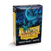 Dragon Shield Matte Japanese Sleeves - Night Blue (60-Pack) - Dragon Shield Card Sleeves - Card Sleeves card
