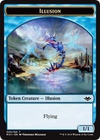 Illusion // Construct Double-Sided Token - Modern Horizons - Magic: The Gathering card