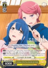 Feelings of the Two, Kaoruko & Futaba - Revue Starlight - Weiss Schwarz card