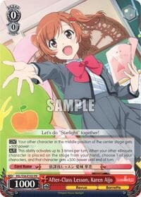 After-Class Lesson, Karen Aijo - Revue Starlight - Weiss Schwarz card