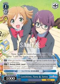 Lunchtime, Nana & Junna - Revue Starlight - Weiss Schwarz card
