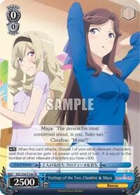 Feelings of the Two, Claudine & Maya - Revue Starlight - Weiss Schwarz card