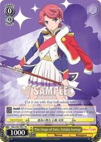 The Stage of Fate, Futaba Isurugi - Revue Starlight - Weiss Schwarz card