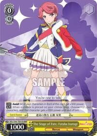 The Stage of Fate, Futaba Isurugi (RRR) - Revue Starlight - Weiss Schwarz card
