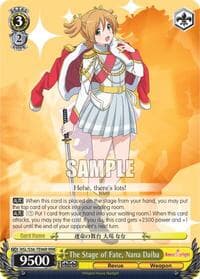 The Stage of Fate, Nana Daiba (RRR) - Revue Starlight - Weiss Schwarz card