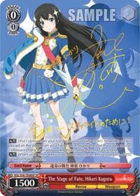 The Stage of Fate, Hikari Kagura (SP) - Revue Starlight - Weiss Schwarz card