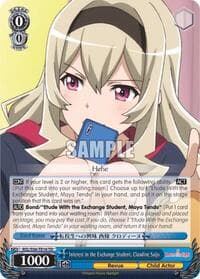 Interest in the Exchange Student, Claudine Saijo - Revue Starlight - Weiss Schwarz card