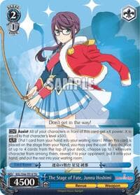 The Stage of Fate, Junna Hoshimi - Revue Starlight - Weiss Schwarz card