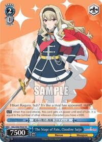 The Stage of Fate, Claudine Saijo - Revue Starlight - Weiss Schwarz card