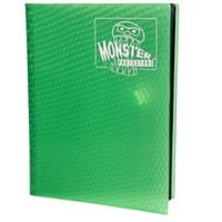 Binder - 9-Pocket Side-Loading Holofoil - Green - Monster Protectors Storage Albums - Storage Albums card