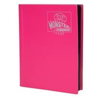 Binder - 4-Pocket Side-Loading Matte - Pink - Monster Protectors Storage Albums - Storage Albums card