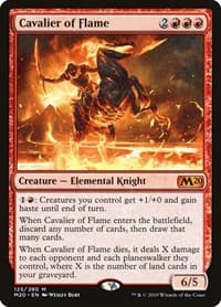 Cavalier of Flame - Core Set 2020 - Magic: The Gathering card