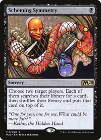 Scheming Symmetry - Core Set 2020 - Magic: The Gathering card
