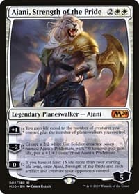 Ajani, Strength of the Pride - Core Set 2020 - Magic: The Gathering card