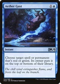 Aether Gust - Core Set 2020 - Magic: The Gathering card