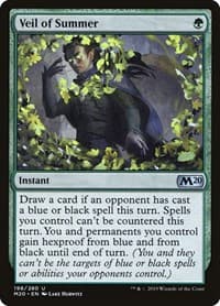 Veil of Summer - Core Set 2020 - Magic: The Gathering card