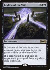 Leyline of the Void - Core Set 2020 - Magic: The Gathering card
