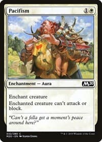 Pacifism - Core Set 2020 - Magic: The Gathering card