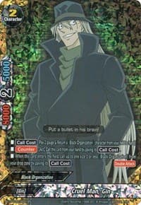 Cruel Man, Gin (Parallel Foil) - S-TD-C02: Case Closed -Side:Black- - Future Card BuddyFight card