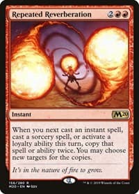 Repeated Reverberation - Core Set 2020 - Magic: The Gathering card
