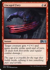 Uncaged Fury - Core Set 2020 - Magic: The Gathering card