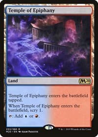 Temple of Epiphany - Core Set 2020 - Magic: The Gathering card
