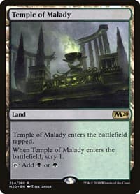 Temple of Malady - Core Set 2020 - Magic: The Gathering card