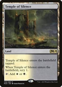 Temple of Silence - Core Set 2020 - Magic: The Gathering card