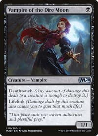 Vampire of the Dire Moon - Core Set 2020 - Magic: The Gathering card