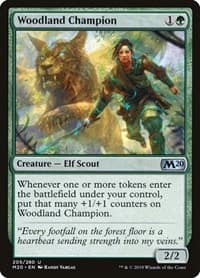 Woodland Champion - Core Set 2020 - Magic: The Gathering card