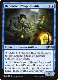 Renowned Weaponsmith - Core Set 2020 - Magic: The Gathering card