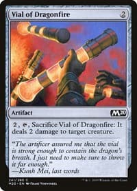 Vial of Dragonfire - Core Set 2020 - Magic: The Gathering card